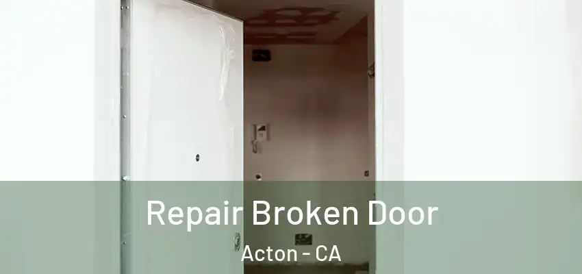  Repair Broken Door Acton - CA