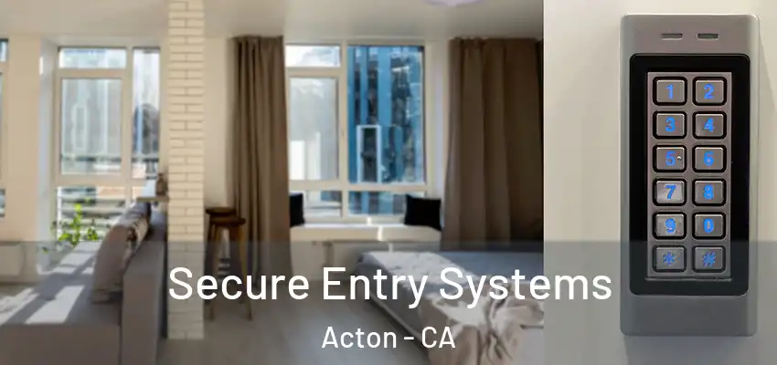  Secure Entry Systems Acton - CA